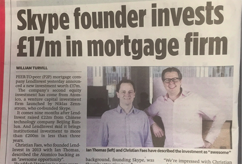 LendInvest and Atomico